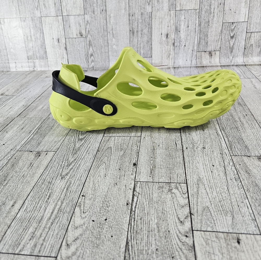 Merrell Lime Green Mules with Black Strap - Picture 5 of 9